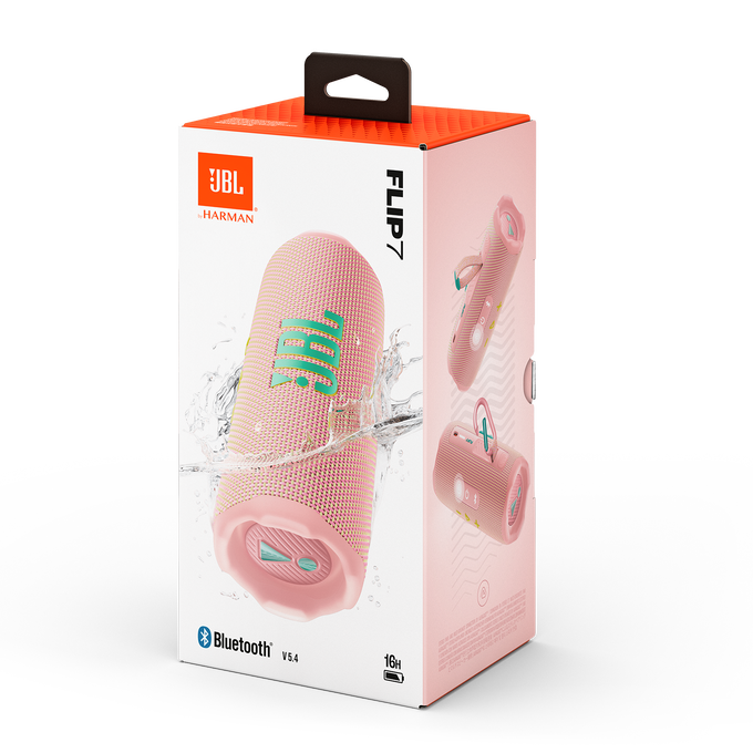 Jbl Flip 7 Pink Box Image 1605x1605px