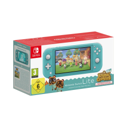 Nintendo Switch Lite + Animal Crossing: New Horizons - Turkizna barva