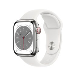 Apple Watch Series 9 GPS 45mm S/M bela pametna ura Sport Band