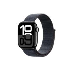 Watch Apple Watch Series 10 GPS 42mm Jet Black Aluminium Case with Sport Loop - Black