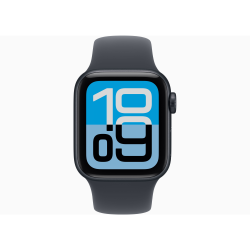 Alternative view of Watch Apple Watch SE 3 (2025) GPS 44mm Midnight Aluminium Case with Sport Band M/L - Midnight