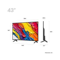 Alternative view of LG 43QNED84A6C.AEU AI QNED 4K Smart TV