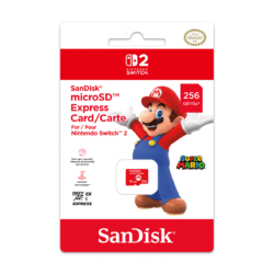 Nintendo Switch 2 SanDisk microSD Express 256GB – Mario Edition