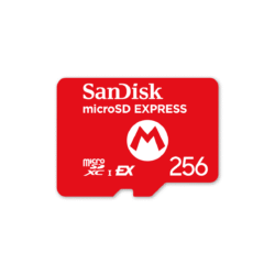 Alternative view of Nintendo Switch 2 SanDisk microSD Express 256GB – Mario Edition