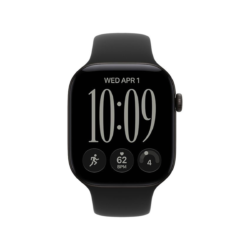 Apple Watch Series 12 GPS 42 mm – aluminijasto ohišje Black, športni pašček Black, M/L