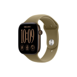 Alternative view of Apple Watch Series 12 GPS 42 mm – aluminijasto ohišje Dark Bronze, športni pašček Olive, M/L