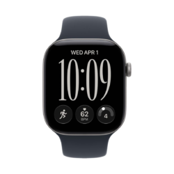 Apple Watch Series 12 GPS + Cellular 46 mm – aluminijasto ohišje Space Grey, športni pašček Navy Blue, S/M