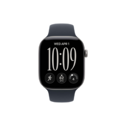 Apple Watch Series 12 GPS 42 mm – aluminijasto ohišje Space Grey, športni pašček Navy Blue, M/L