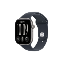 Alternative view of Apple Watch Series 12 GPS 42 mm – aluminijasto ohišje Space Grey, športni pašček Navy Blue, M/L
