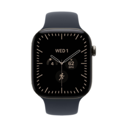 Apple Watch Series 12 GPS + Cellular 46 mm – ohišje iz naravnega titana, športni pašček Navy Blue, M/L