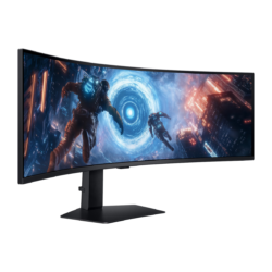 Alternative view of Samsung Odyssey G9 LS49FG910EUXEN 49" DQHD, 144 Hz, 1 ms, ukrivljen gaming monitor
