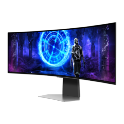 Alternative view of Samsung Odyssey OLED G9 LS49DG950SUXDU 49" DQHD, 240 Hz, 0,03 ms, ukrivljen gaming monitor