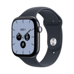Alternative view of Apple Watch Series 12 GPS + Cellular 46 mm – keramično ohišje Night Blue, športni pašček Navy Blue, M/L