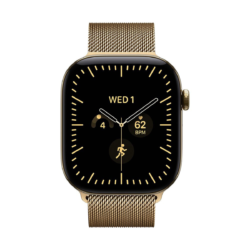 Apple Watch Series 12 GPS + Cellular 46 mm – ohišje iz titana Radiant Gold, milanska zanka Radiant Gold, M/L